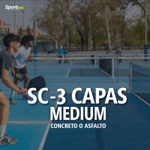 cancha sistema 3 capas sportcot